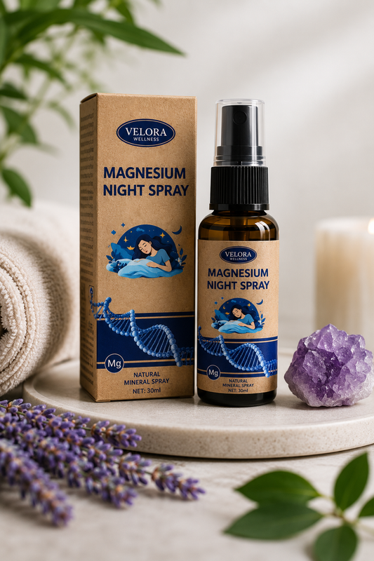 Velora SleepEase Magnesium Night Spray – Deep Relaxation & Sleep